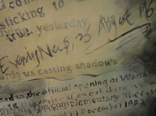 Whitemark Series, Work in Progress No.1, August 2011. (Close Up)